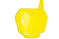 UFO Yellow Front Number Plate for Suzuki: RM85 (2002-2026)