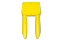 UFO Yellow Restyled Front Number Plate for Suzuki: RM80 (1986-1989, 1991-1999)