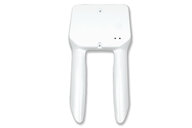 UFO White Restyled Front Number Plate for Suzuki: RM80 (1986-1989, 1991-1999)