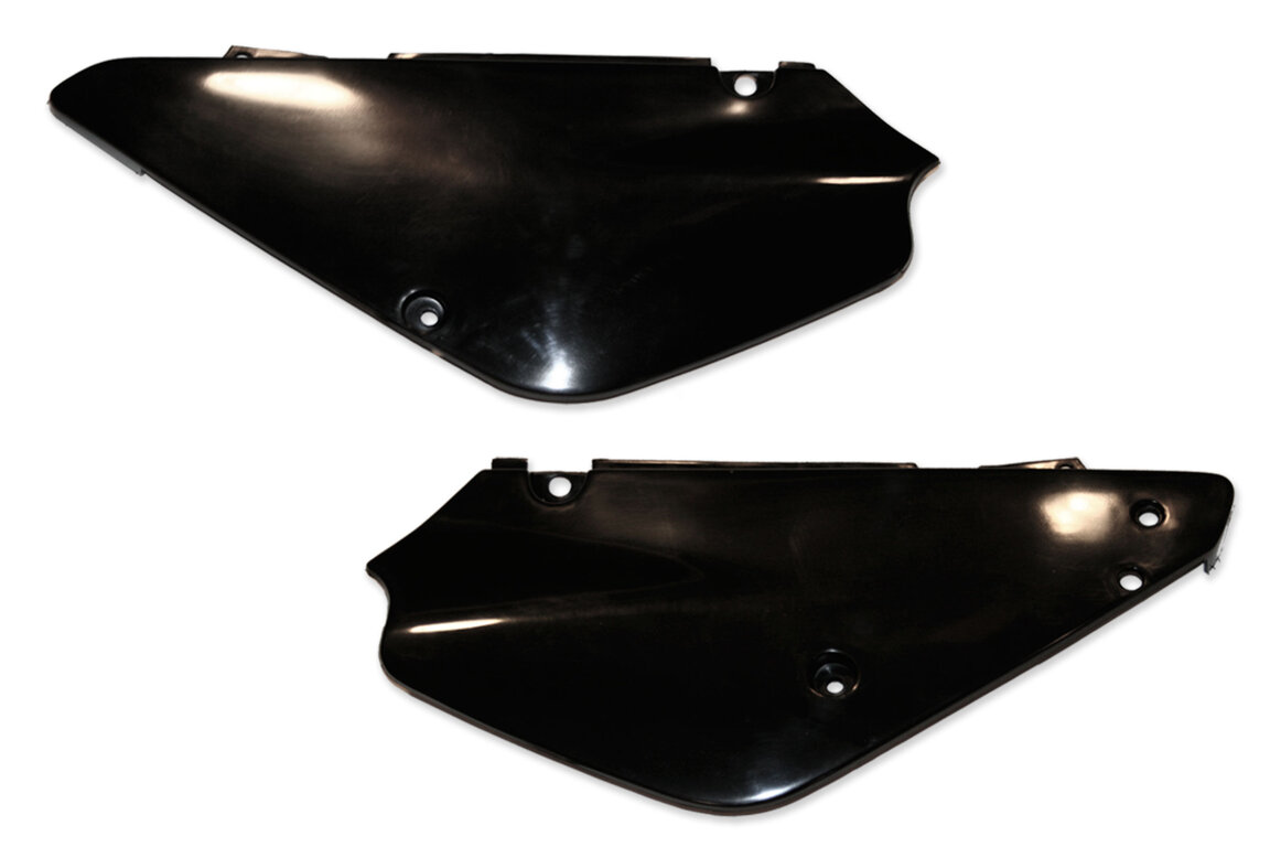 UFO Black Side Number Plates for Suzuki: RM85 (2002-2026)