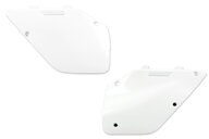 Polisport White Side Number Plates for Suzuki: RM125 (1996-2000), RM250 (1996-2000)