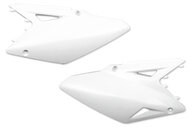 Polisport White Side Number Plates for Suzuki: RMZ450 (2008-2017)