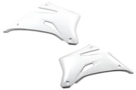 Polisport White Radiator Shroud Set for Yamaha: YZ250F (2006-2009), YZ450F (2006-2009)