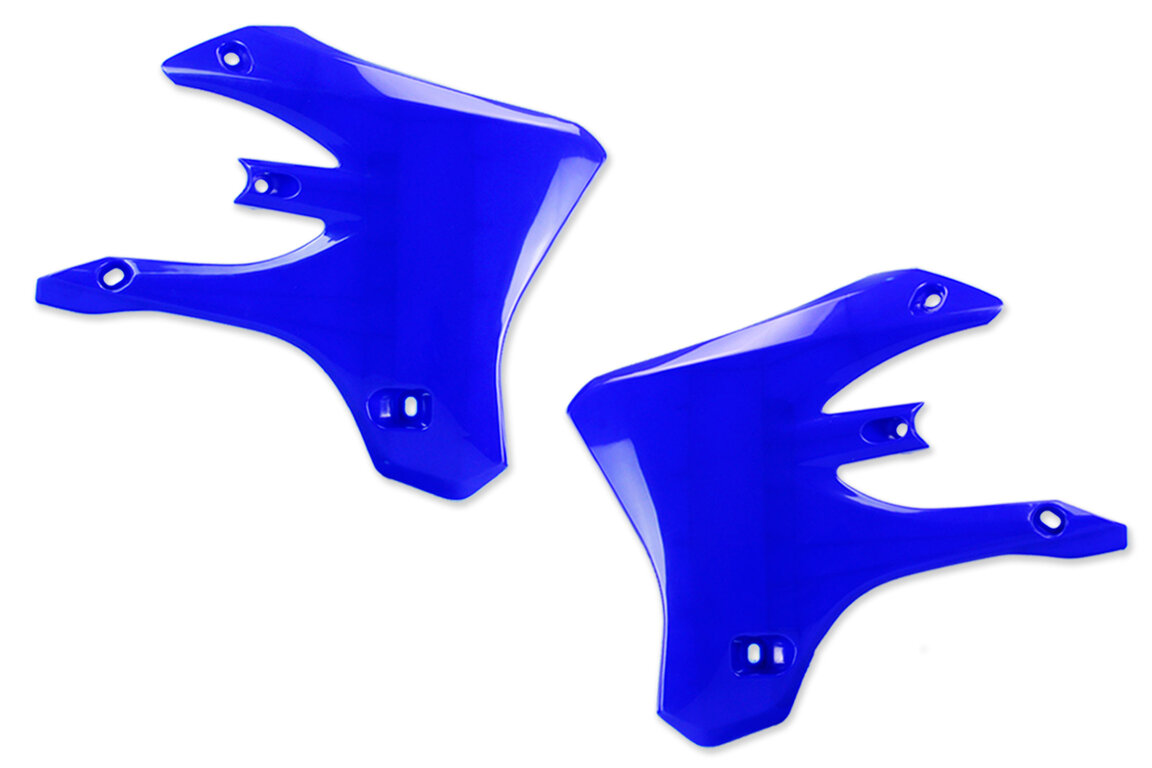 Polisport Blue Radiator Shroud Set for Yamaha: WR250F (2005-2006), WR450F (2005-2006), YZ250F (2003-2005), YZ450F (2003-2005)