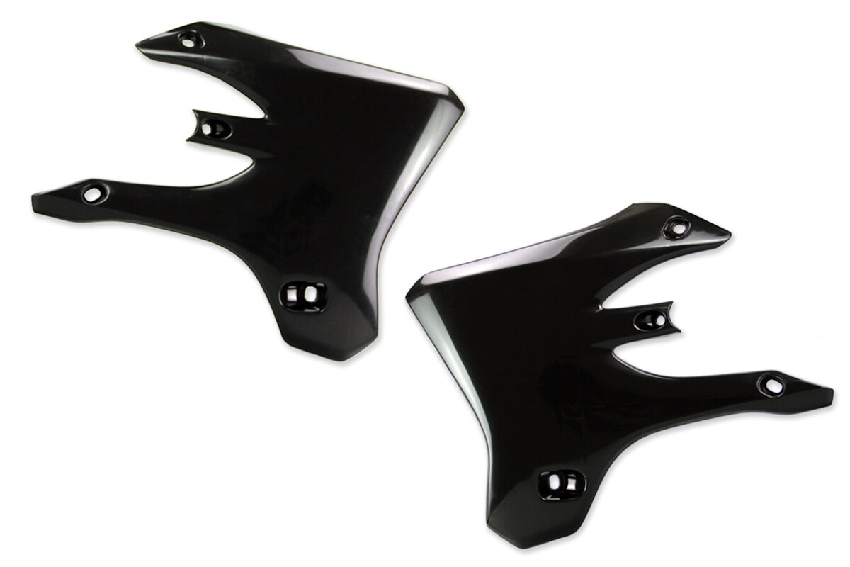 Acerbis Lower Fork Cover Set - Black, For Yamaha YZ250F 2001-2004 Dirt Bikes