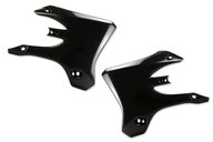 UFO Black Radiator Shroud Set for Yamaha: WR250F (2005-2006), WR450F (2005-2006), YZ250F (2003-2005), YZ450F (2003-2005)