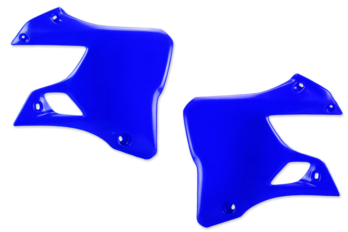 Polisport Blue Radiator Shroud Set for Yamaha: YZ125 (1996-2001), YZ250 (1996-2001)