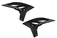 UFO Black Radiator Shroud Set for Yamaha: WR450F (2012-2015), YZ250F (2010-2013)