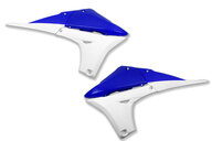 Polisport Blue / White Radiator Shroud Set for Yamaha: YZ450F (2010-2013)