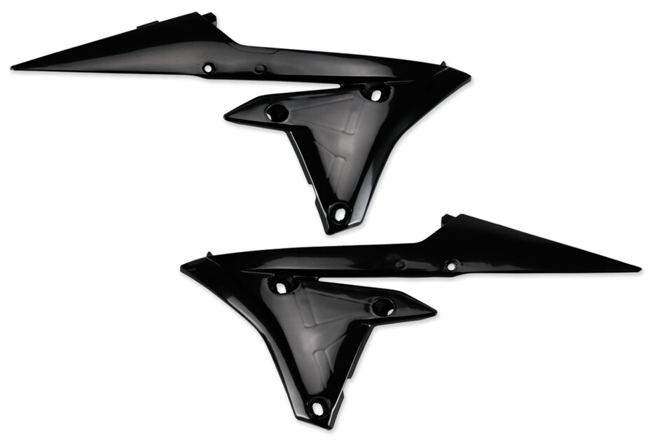 Polisport Black Radiator Shroud Set 14-17 YZF450, YZF250