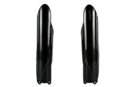 Polisport Black Lower Fork Guards for Yamaha: YZ125 (2015-2027), YZ125X (2020-2027), YZ250 (2015-2027), YZ250F (2010-2023), YZ250FX (2015-2024), YZ250X (2016-2027), YZ450F (2010-2022), YZ450FX (2016-2023)