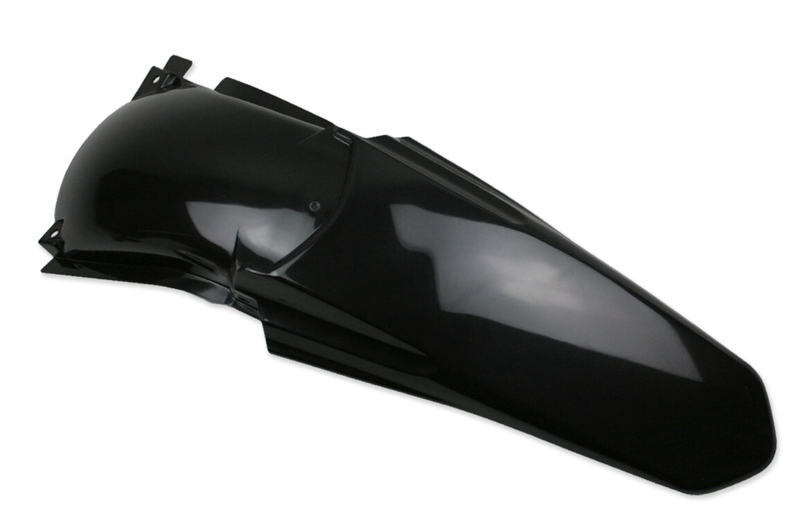 UFO Black Rear Fender for Yamaha: YZ125 (2002-2014), YZ250 (2002-2014)