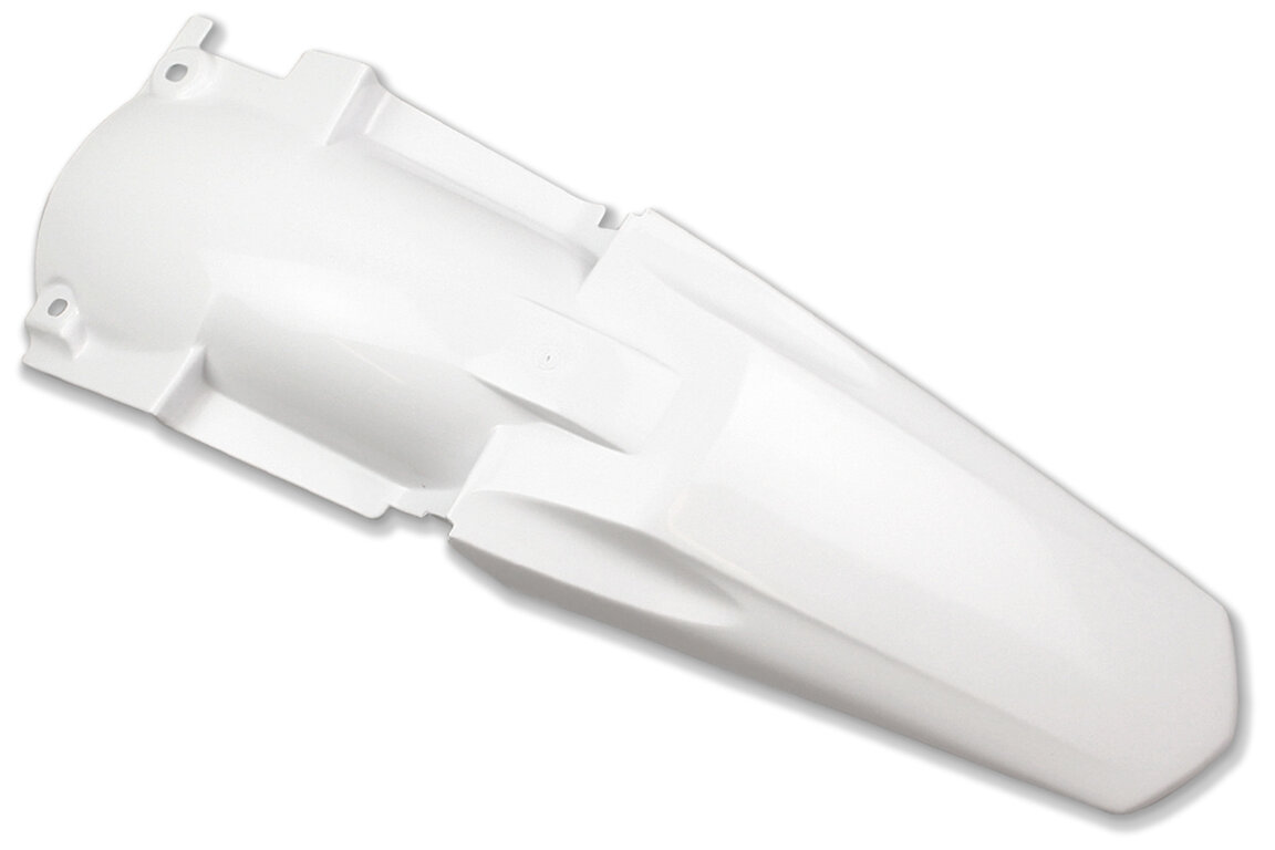 Polisport White Rear Fender for Yamaha: YZ85 (2002-2021)