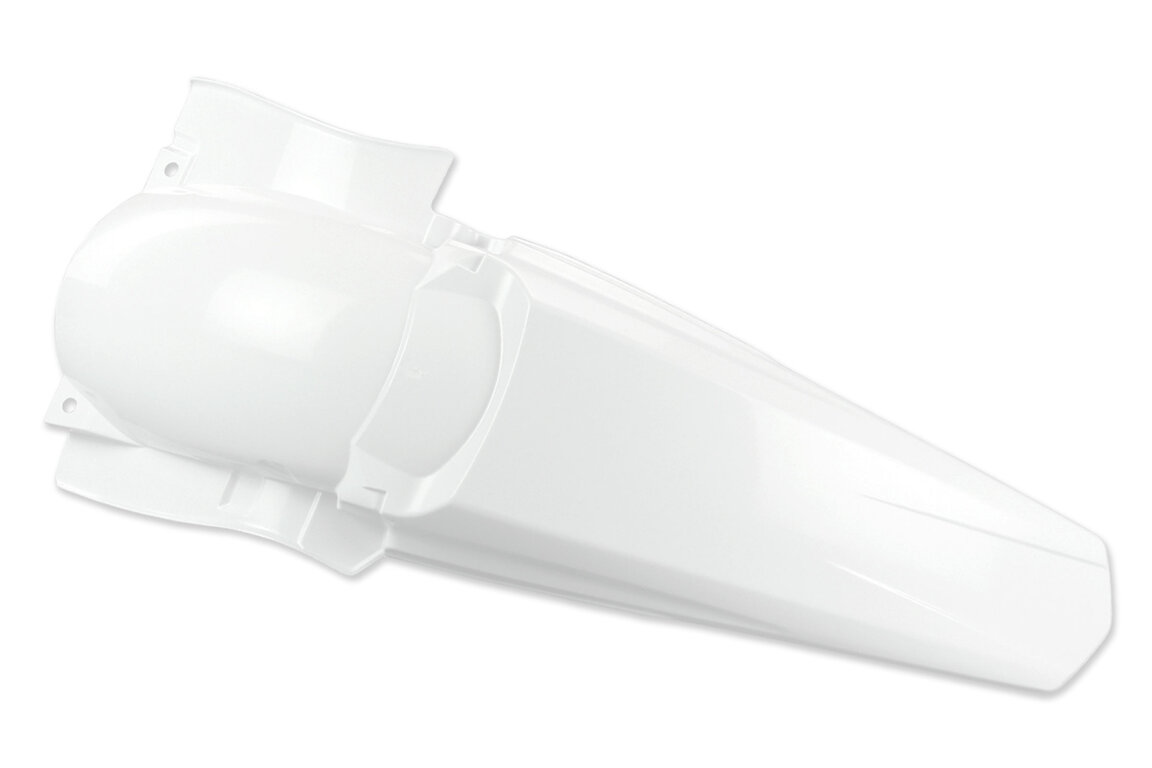 Polisport White Rear Fender for Yamaha: YZ250F (2006-2009), YZ450F (2006-2009)