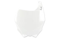 Polisport White Front Number Plate for Yamaha: YZ125 (2006-2014), YZ250 (2006-2014), YZ250F (2006-2009), YZ450F (2006-2009)