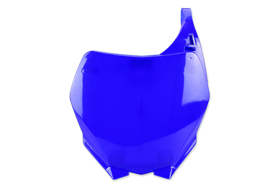 Polisport Blue Front Number Plate for Yamaha: YZ125 (2006-2014), YZ250 (2006-2014), YZ250F (2006-2009), YZ450F (2006-2009)