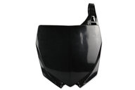 Polisport Black Front Number Plate for Yamaha: YZ125 (2002-2020), YZ125X (2020), YZ250 (2002-2020), YZ250F (2010-2018), YZ250FX (2015-2019), YZ250X (2016-2020), YZ450F (2010-2017), YZ450FX (2016-2018)