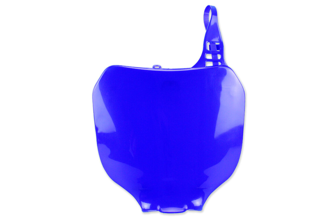 Polisport Blue Front Number Plate for Yamaha: YZ125 (2000-2005), YZ250 (2000-2005), YZ250F (2000-2005), YZ450F (2003-2005), YZF426 (2000-2002)