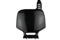 UFO Black Front Number Plate for Yamaha: YZ80 (1993-2001), YZ85 (2002-2014)