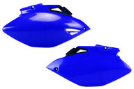 UFO Blue Side Number Plates for Yamaha: YZ250F (2006-2009), YZ450F (2006-2009)