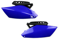 UFO Blue / Black Side Number Plates for Yamaha: YZ250F (2010-2013)