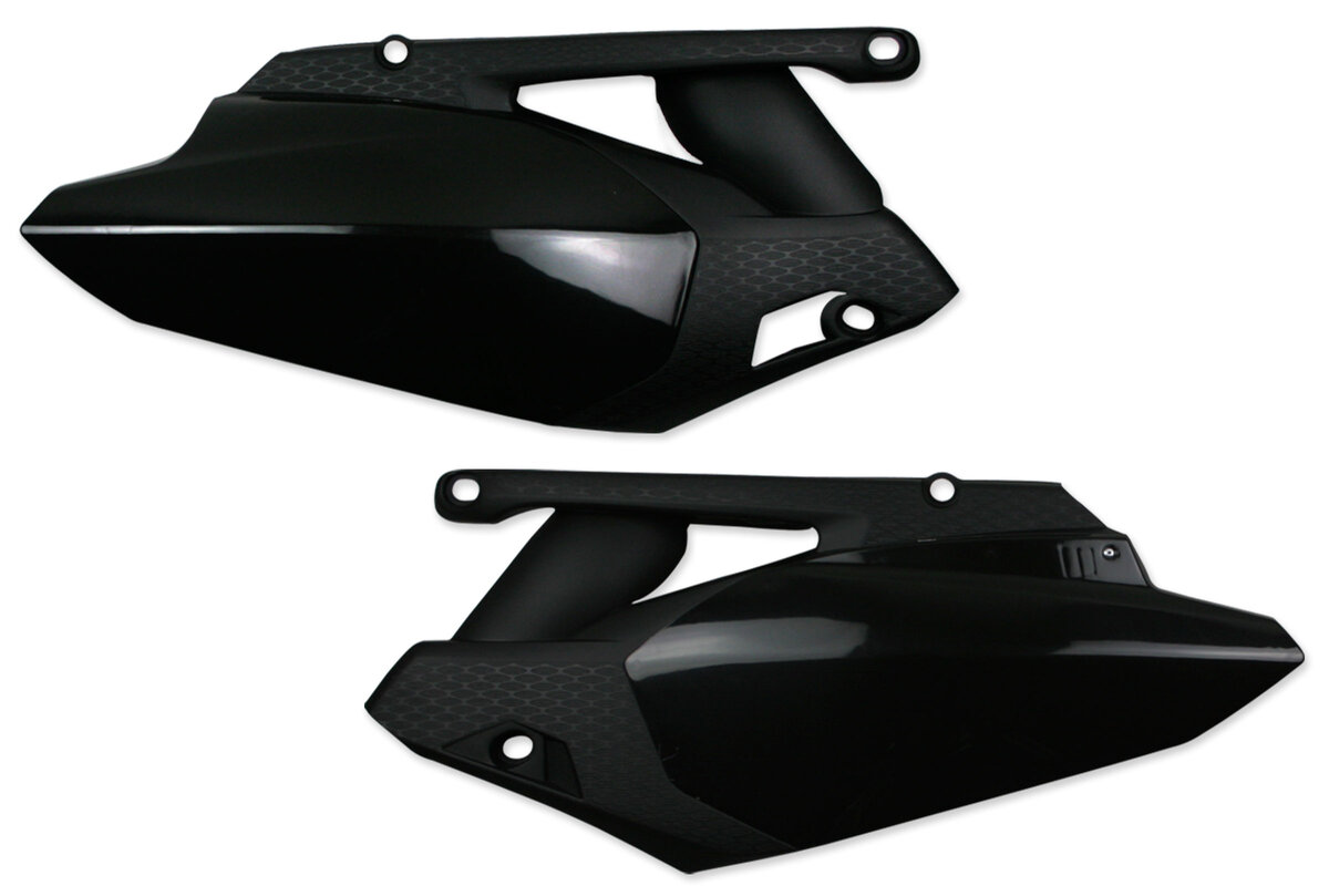 UFO Black Side Number Plates 10-13 YZ450F