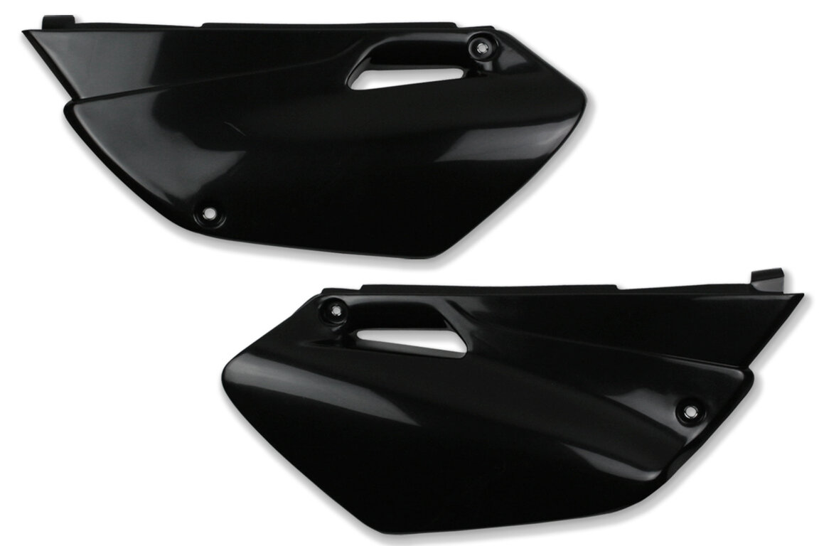 UFO Black Side Number Plates for Yamaha: YZ85 (2002-2014)