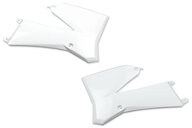 Acerbis White Radiator Shroud Set for KTM: SX105 (2006-2011), SX85 (2006-2012), XC105 (2008-2009), XC85 (2008-2009)