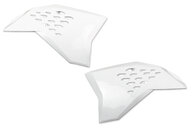 Polisport White Radiator Shroud Set for KTM: EXC125 (2008), EXC200 (2008), EXC250F (2008-2011), EXC300 (2008-2010), EXC400 (2011), EXC450 (2008-2011), EXC530R (2008-2011), SX125 (2007-2010), SX144 (2007-2008), SX150 (2009-2010), SX250 (2007-2010), SXF250 (2007-2010), SXF450 (200...and more