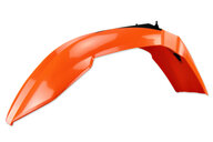 UFO Orange Front Fender for KTM: EXC125 (2008, 2012-2013), EXC200 (2008, 2012-2013), EXC250 (2012-2013), EXC250F (2008-2013), EXC300 (2008-2010, 2012-2013), EXC350F (2012-2013), EXC400 (2011), EXC450 (2008-2013), EXC500 (2012-2013), EXC525 (2008), EXC530R (2008-2011)...and more