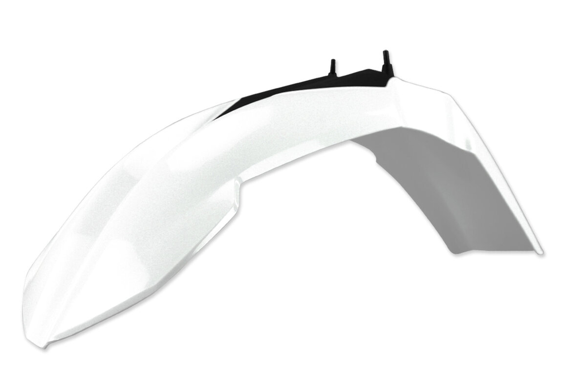 Polisport White Front Fender for KTM: SX65 (2009-2011)