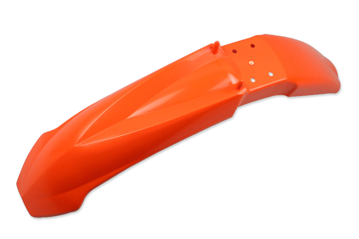 Polisport Orange Front Fender for KTM: SX105 (2003-2011), SX85 (2003-2012), XC105 (2008-2009), XC85 (2008-2009)