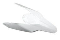 Polisport White Rear Fender / Side Number Plate for KTM: EXC125 (2008), EXC200 (2008), EXC250F (2008-2011), EXC300 (2008-2010), EXC400 (2011), EXC450 (2008-2010), EXC525 (2008), EXC530R (2008-2011), SX125 (2007-2010), SX144 (2007-2008), SX150 (2009-2010), SX250 (2007-2010), SXF250 (2007-201...and more