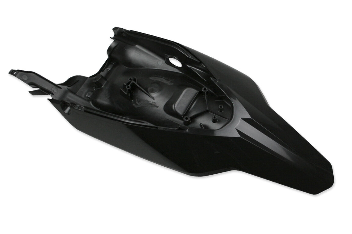 Polisport Black Rear Fender / Side Number Plate for KTM: SX65 (2009-2015)