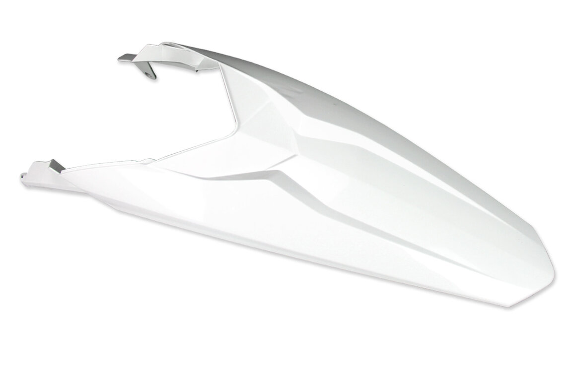 Polisport White Rear Fender for KTM: SX85 (2013-2017)
