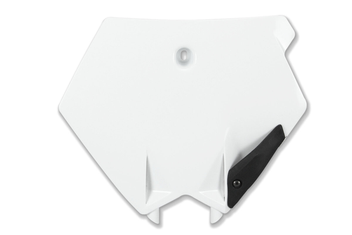 UFO White Front Number Plate 99-08 SX,SXF,XCF