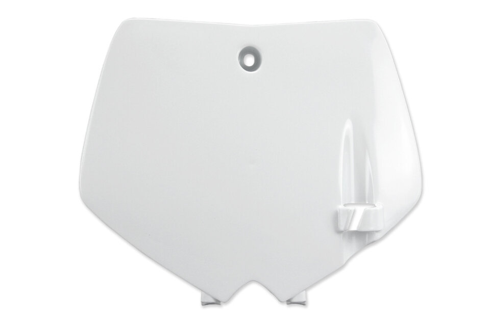 UFO White Front Number Plate 0208 SX65