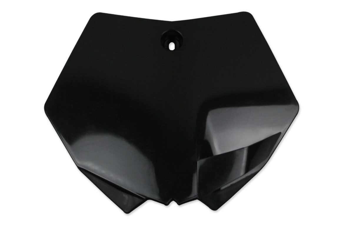 UFO Black Front Number Plate for KTM: SX65 (2009-2015)