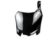 Polisport Black Front Number Plate for Honda: CRF250R (2014-2017), CRF450R (2013-2016)