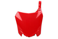 Polisport Red Front Number Plate for Honda: CRF250R (2014-2017), CRF450R (2013-2016)