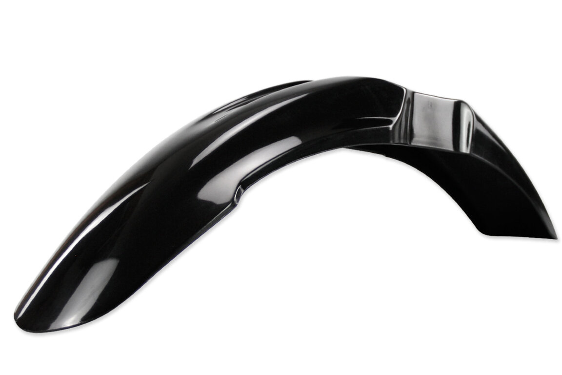 UFO Black Restyled Front Fender for Kawasaki: KX100 (2001-2013), KX85 (2001-2013)