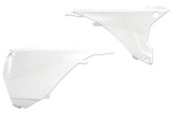 UFO White Airbox Covers for KTM: EXC125 (2016), EXC200 (2016), EXC250 (2016), EXC250F (2014-2016), EXC300 (2014, 2016), EXC350F (2014-2016), EXC450 (2014-2016), EXC500 (2014-2016), XCF250W (2014-2016), XCF350W (2014-2016), XCW200 (2014-2015), XCW250 (2014-2015), XCW3...and more