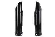 UFO Black Lower Fork Guards for Kawasaki: KX100 (2014-2021), KX112 (2022-2026), KX85 (2014-2026)
