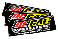 DeCal Works 1x3 feet Banner