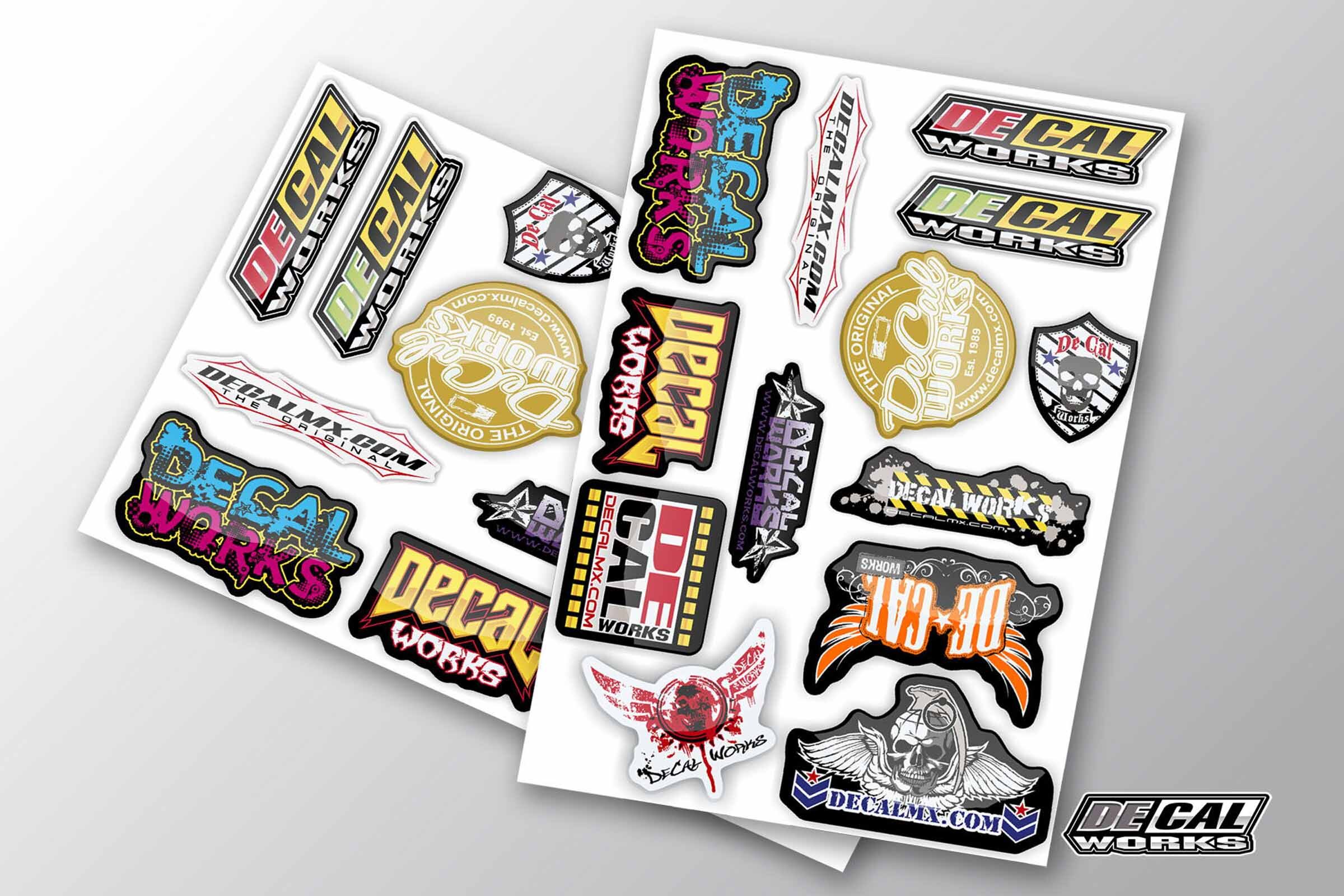 DeCal Works Sticker Sheet