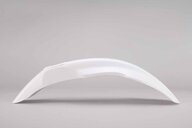 Polisport White Front Fender replacement plastics for 07-26 Honda CRF150 dirt bikes 360 view
