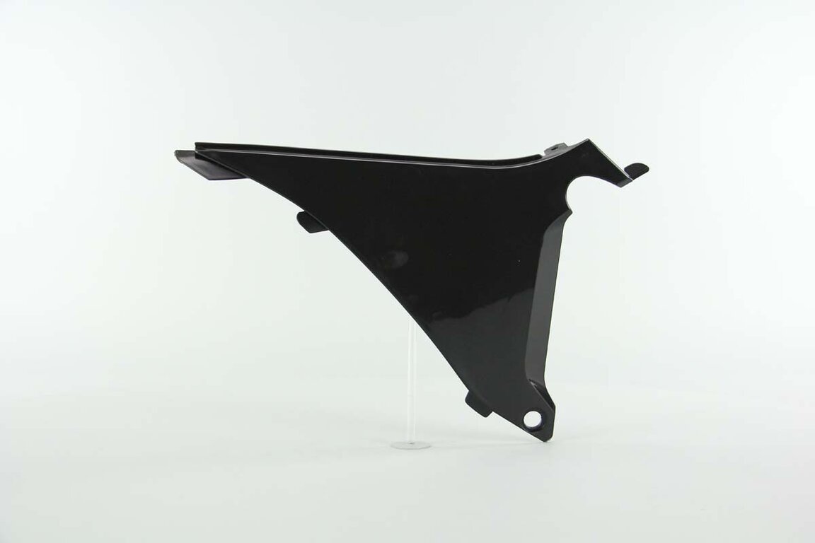 Right Side UFO Black Airbox Covers replacement plastics for 11-13 KTM EXC, EXCF, SX, XC dirt bikes.