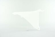 Right Side UFO White Airbox Covers replacement plastics for 11-13 KTM EXC, EXCF, SX, XC dirt bikes.
