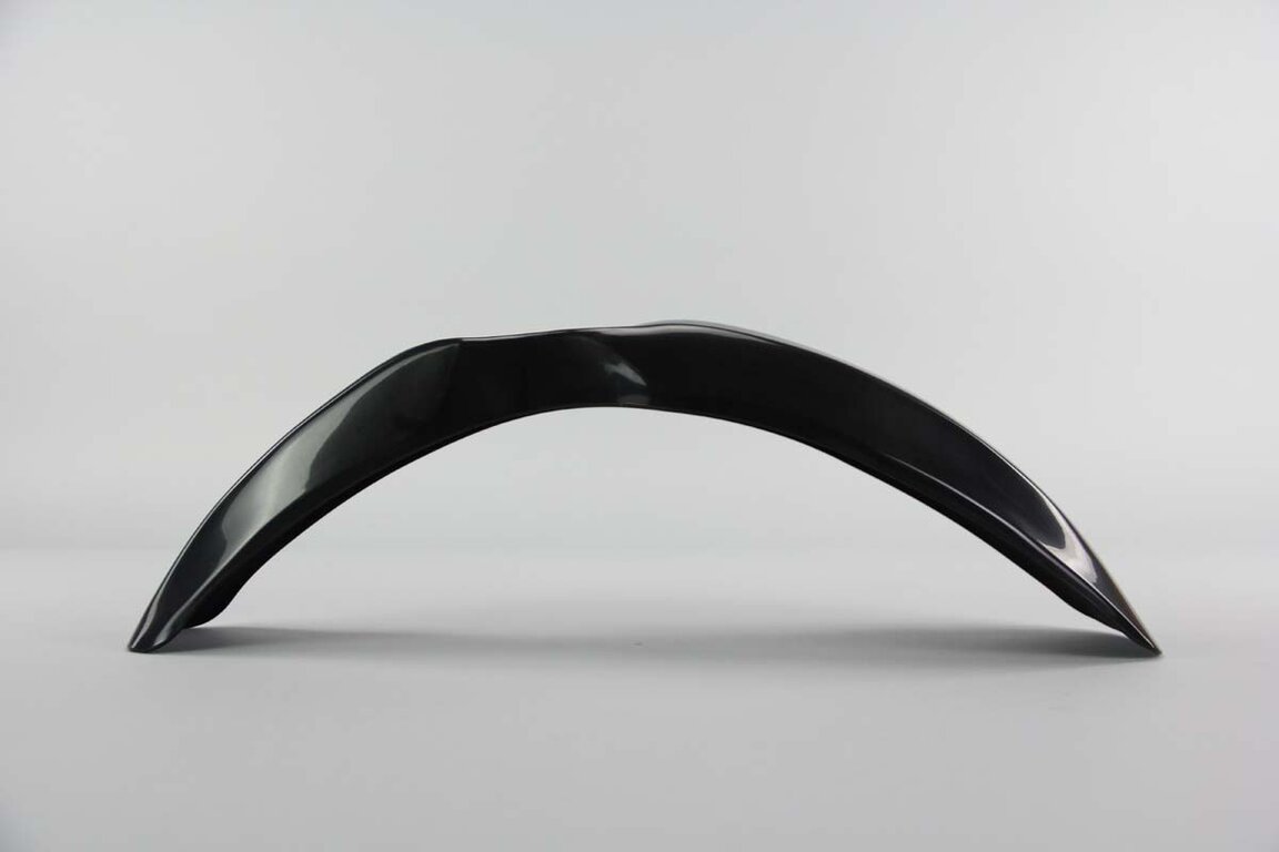 UFO Black Front Fender replacement plastics for 00-26 Kawasaki, Suzuki KX65, RM65 dirt bikes 360 view