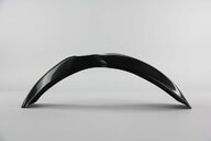 UFO Black Front Fender replacement plastics for 00-26 Kawasaki, Suzuki KX65, RM65 dirt bikes 360 view